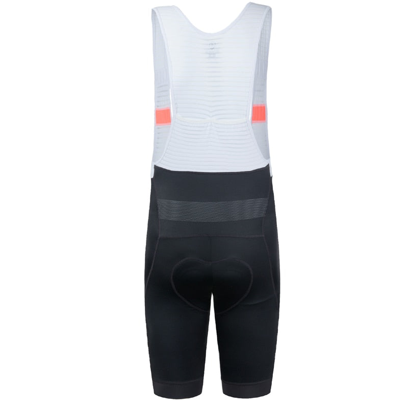 White 4 Pocket Bib Shorts